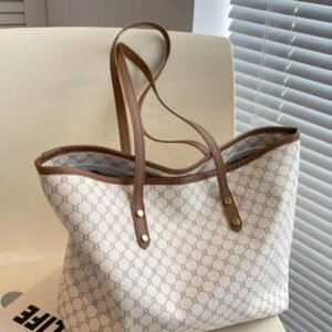 Fashionable Large Capacity Shoulder Bag. Casual Versatile Tote Bag for Women. Trendy All-match Commuter Bag for Daily Used